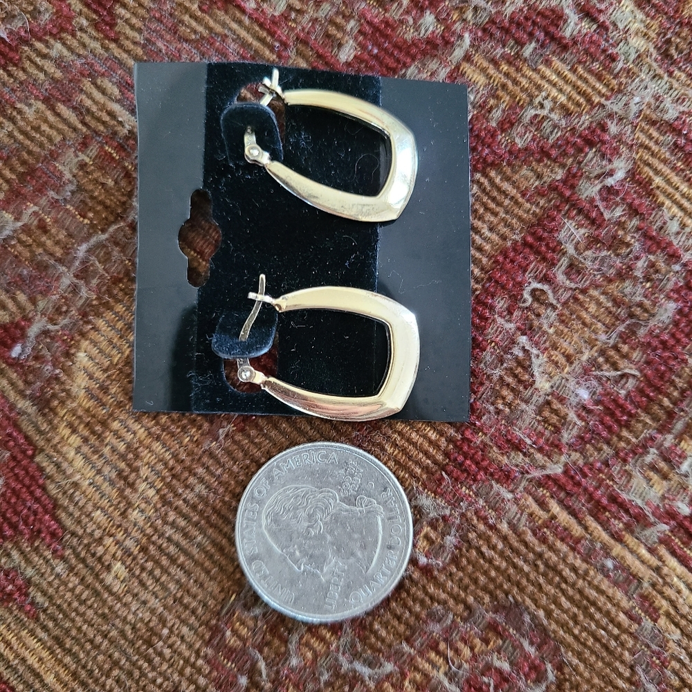 Sterling silver earrings gold plated